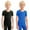 Black+ Royal blue, variant on GYRATEDREAM Kids Boy's Compression Shirts Child's Quick Dry Sports Undershirts Short Sleeve Base Layer Tee Tops 5-12T