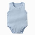 thumbnail image 4 of Baby Onesies Boy Baby Boy Girls Sleeveless Bodysuits Ultra Soft Tank Pajamas Infant Unisex Sleepwear, 4 of 4