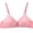 Hot Pink, variant on THDHVS Bras for Womens,Womens Plus Sizes Bras,Women's Non Steel Ring Style Print Gathered Middle Button Breathable Underwear Daily Bra Black 36