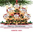 thumbnail image 4 of Ounissouiy Adorno de resina colgante para árbol de Navidad, pared de chimenea, decoración de centro comercial de Hotel, colgante decorativo de Kits de decoración para fiestas 6 animales, 4 of 6
