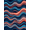 Blue, Pattern 3, variant on ODIKA 6'x9' Machine Washable Non-Slip Area Rug, Mid Century Modern Burnt Orange High Traffic Rug, Orange, 1153608