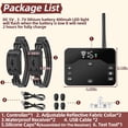thumbnail image 3 of Sistema de valla inalámbrica para 2 perros, valla eléctrica 2 en 1 para perros con collar de entrenamiento remoto, valla inalámbrica ajustable para perros, 3 of 5