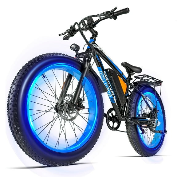 26" Fat Tire Electric Bike for Adults, Peak 1500W Motor E-Bike with 48V 20Ah Removable Battery (960Wh), 30 MPH Max Speed, Off-Road Mountain Electric Bicycle, UL 2849 Certified