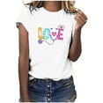 thumbnail image 1 of Camiseta de manga corta con estampado de día de la enfermera para mujer OAVQHLG3B Store lin121212, 1 of 4