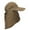 Khaki, variant on Kenny K Men's Polycotton Baseball Cap with Detachable Neck Shield Landscaper, Painter, Construction, Outdoor Workers, LTC NC38 (Khaki,Small / Medium)