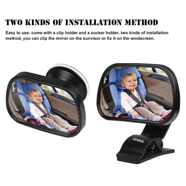 Coche Niño Bebé Vista Espejo Ajustable Vista Frontal Espejo Seguridad Amplio Ángulo De Visión Minnieouse VI006994-00