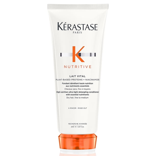 Acondicionador nutritivo K�rastase, acondicionador ultraligero de alta nutrici�n para cabello fino a medio seco con niacinamida, d K NA