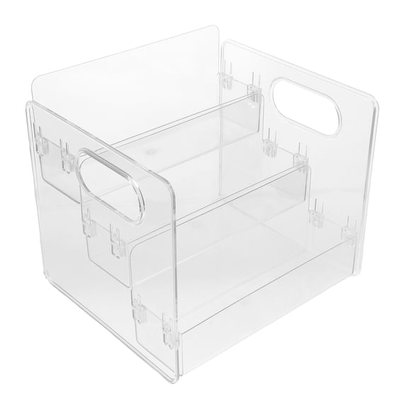 LOLIPPYY Modular Three Layer Transparent Vitamin Storage Rack for Bathroom and Kitchen Countertops