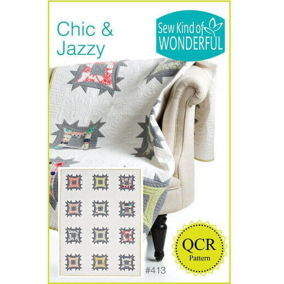 Chic and Jazzy Quilt Pattern by Jenny Pedigo of Sew Kind of Wonderful