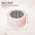 thumbnail image 2 of Yiaed Gamers Print Travel Jewelry Case Bridesmaid Gift Boxes Jewelry Travel Organizer Small Round Jewelry Box Mini Storage-Pink, 2 of 7