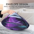thumbnail image 4 of Yayeee Pillowcase Standard Size Set of 2 Satin Wrinkle Resistant Pillow Case, Green Digital Art, 4 of 7