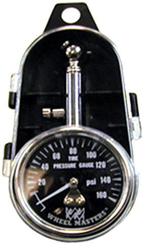 Wheel Masters 8216 Dual Tire Pressure Gauge with Quick Release Air Button - 160