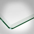 thumbnail image 3 of Dulles Glass 30"x60" Rectangle Table Top 3/8" Thick, Beveled Polished Tempered Glass for Indoor Dining or Outdoor Patio, 63 Pounds, 3 of 8