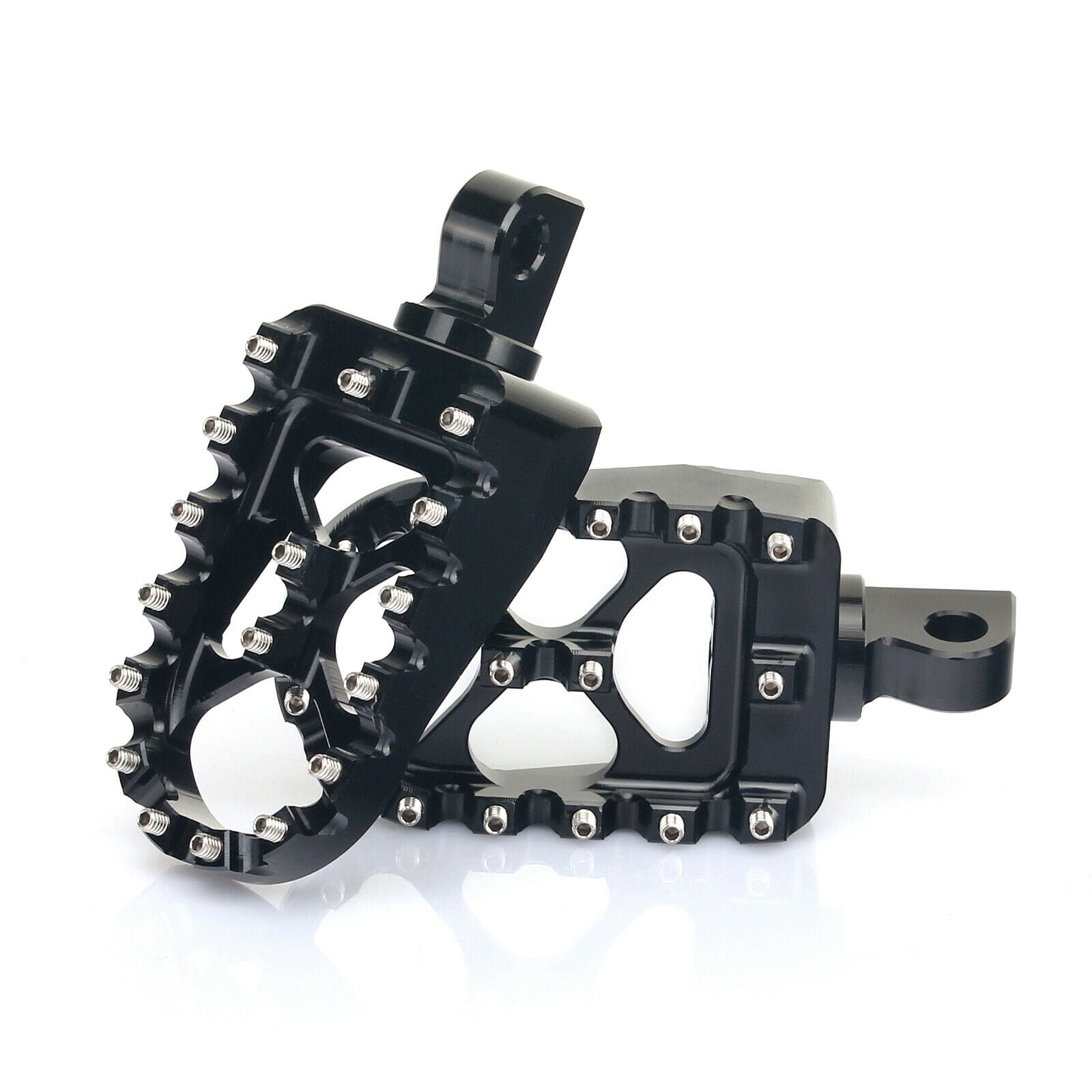 MX Style Wide Fat Footpegs Foot Pegs for Harley Dyna FXD FXDB