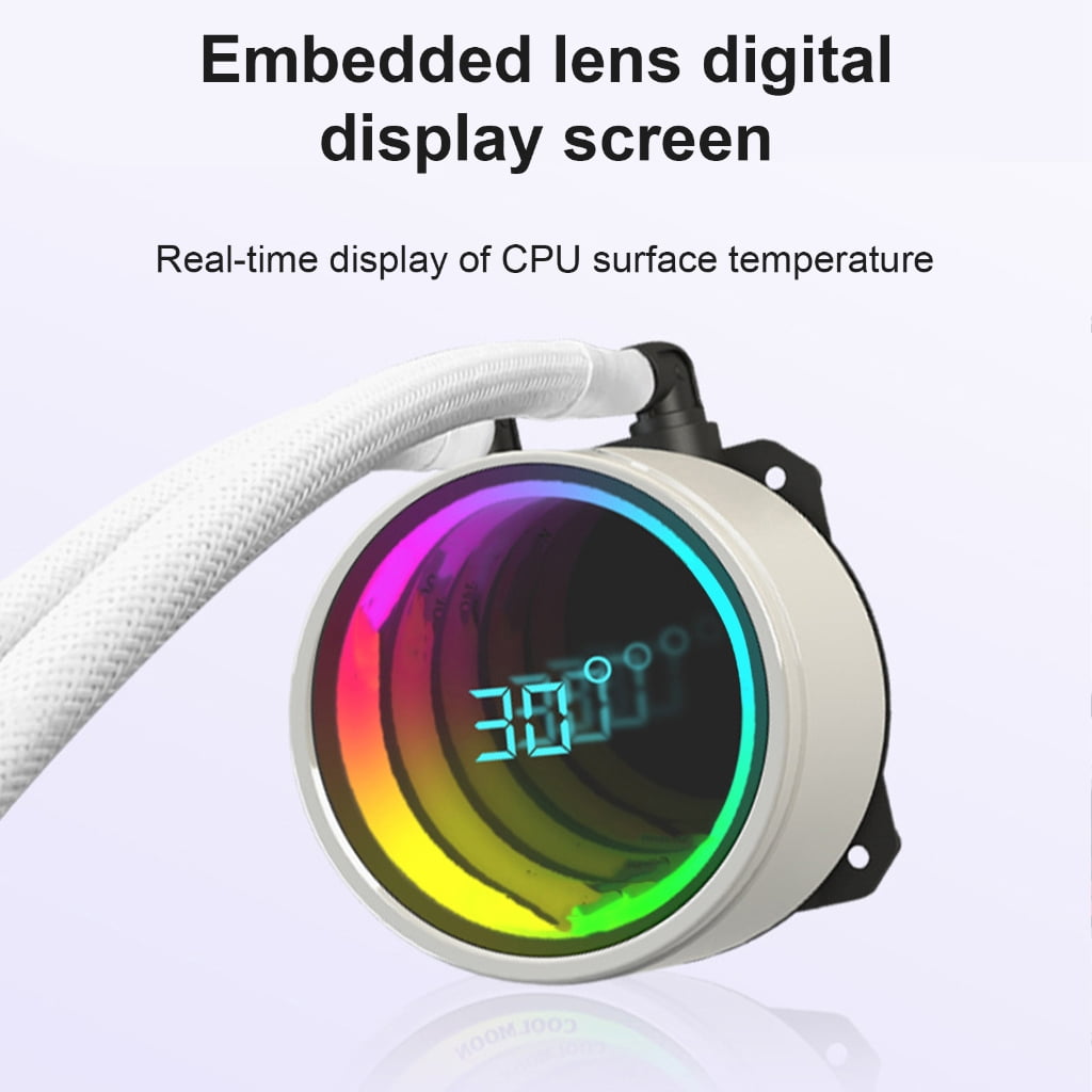 Liquid CPU Coolers with ARGB and High Performances Computer Liquid Water Cooling Radiators for Gamers