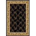 thumbnail image 3 of Radici 1427-1720-BLACK Noble Rectangular Black Transitional Italy Area Rug- 3 ft. 3 in. W x 5 ft. 4 in. H, 3 of 3