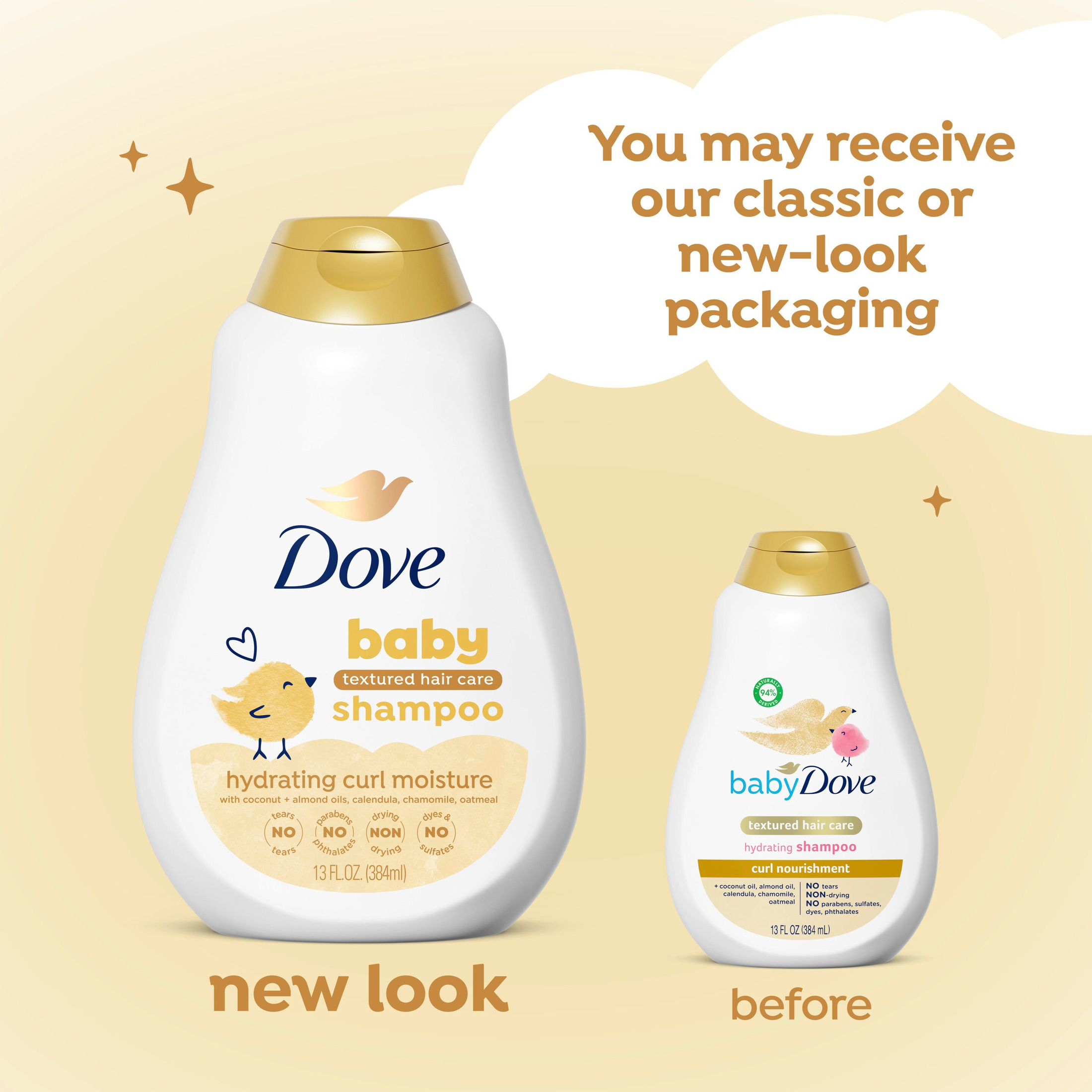 Baby Dove Curl Nourishment Baby Shampoo, 13 fl oz photo 3