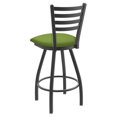 thumbnail image 4 of XL 410 Jackie 25" Swivel Counter Stool with Pewter Finish and Canter Kiwi Green Seat, 4 of 4
