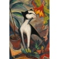 thumbnail image 2 of Dorothea Maetzel-Johannsen 14x18 Gold Ornate Wood Frame and Double Matted Museum Art Print Titled - Cat with Cactus Flower I (1921), 2 of 4