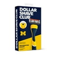 thumbnail image 2 of Dollar Shave Club Michigan Wolverines 6-Blade Starter Set 1 Handle, 2 x 6-Blade Razor Refills, 2 of 9