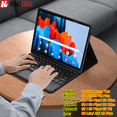 thumbnail image 2 of Étui Clavier pour Tablette Samsung Galaxy Tab A9 Plus, Housse pour Tab S9 S8 Ultra S7 S9 FE Plus S6 Lite A8, Étui Clavier Magnétique Anglais Noir P8 Plus 12,4 Pouces, 2 of 6
