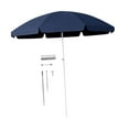 thumbnail image 3 of Sombrilla de patio, sombrilla de playa, 1,7 m, fácil de transportar, premium, con varillas resistentes, toldo para picnic al aire libre para juegos azul, 3 of 8