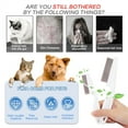 thumbnail image 6 of 2 Pack Flea Comb for Dogs and Cats - Pet Lice Comb Remove Fleas and Flea Eggs - Tear Stain Remover - Pet Comb for Detangling and Dematting Face & Paws - Dog Comb, Cat Comb, 6 of 6