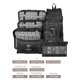 thumbnail image 2 of Juego de 9 bolsas organizadoras de equipaje plegables para ahorrar espacio para vacaciones familiares (C), 2 of 5