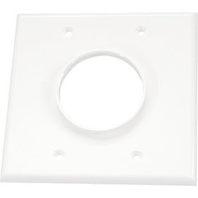 Riteav 1 Port Coax Cable Tv F Type 3 Port Cat6 Ethernet Wall Plate Light Almond Walmart Com Walmart Com