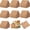 Brown-36 Pcs, variant on 52 Sets Christmas Gingerbread House Cardboard, White Gingerbread House Shaped Boxes with Stickers, Xmas Candy Houses DIY Craft Kit for Christmas Party Supplies Decor Cookie Snack Packaging