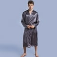 thumbnail image 2 of Fjucha Robes Cotton Bathrobes for Mens Soft Lightweight Unisex Bath Robes M-2XL, 2 of 9
