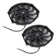 thumbnail image 4 of Ventilador de refrigeración, 2 piezas Ventilador de refrigeración del radiador Accesorio para automóvil Salida de alta intensidad, 4 of 9