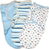 Summer Infant SwaddleMe Adjustable Baby Wrap 3 Pack SM/MED, Sports