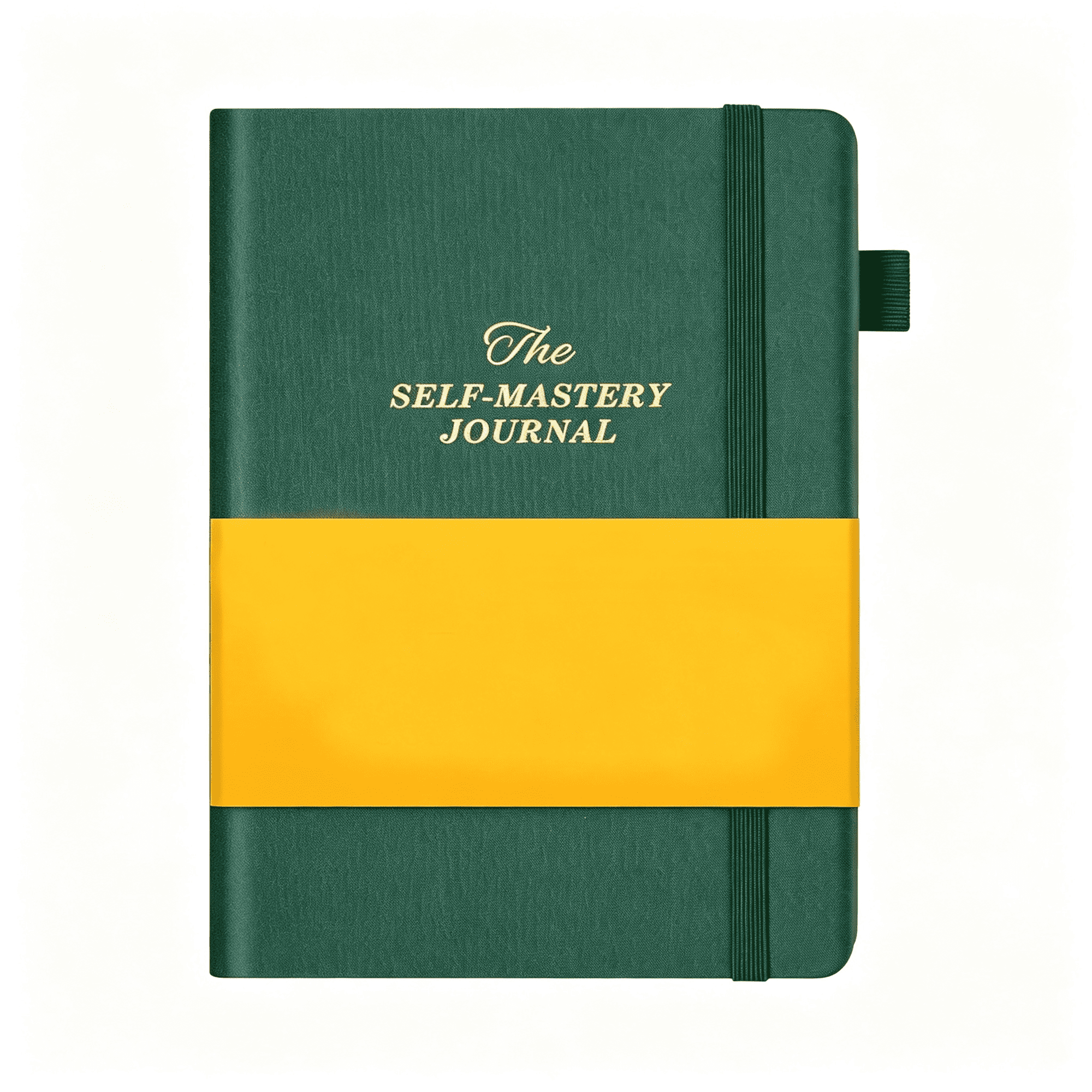 Dvjoy Self-Mastery Journal for Men Guided Reflection Journal Dark Green|Gratitude Journal for Men&Women Daily Reflection Self-Care Journal Manifestation Journal Goal Setting Planner