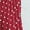 Wine red, variant on Women's Retro Elegant Short-Sleeve Polka Dot Pleated Dress