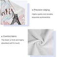 thumbnail image 4 of GZHJMY Towel Set of 3,Painted Eiffel Tower in Paris 1 Bath Towel, 1 Towel, 1 Small Square Towel, Strong Soft and Compact Absorbent Yoga Gym Hotel Excellent Choice., 4 of 7