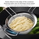 thumbnail image 5 of CaiYueKe Stainless Steel Fine Mesh Skimmer Spoon Slotted Ladle Kitchen Utensil for Frying Strainer Fat Oil Remover Soup Scoop Cooking Tool with Long Handle Durable, 5 of 9