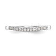 thumbnail image 4 of 14K White Gold Ring Band Wedding Diamond Round Set of 2 s, Size 5, 4 of 8