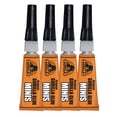 thumbnail image 2 of Gorilla Original Gorilla Glue Minis, Waterproof Polyurethane Glue, Four 3 gram Tubes, Brown, Pack of 2, 2 of 9