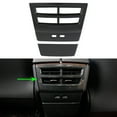 thumbnail image 4 of OUBOLUN ABS Imitate Carbon Fiber Whole Sets 11 Pieces Door Mirror Cover Window Rises Frame Rear Air Vent Trims Steering Wheel Cover Front Water Cup Panel For Tesla Model X 2016-2020 Car Decoration, 4 of 7