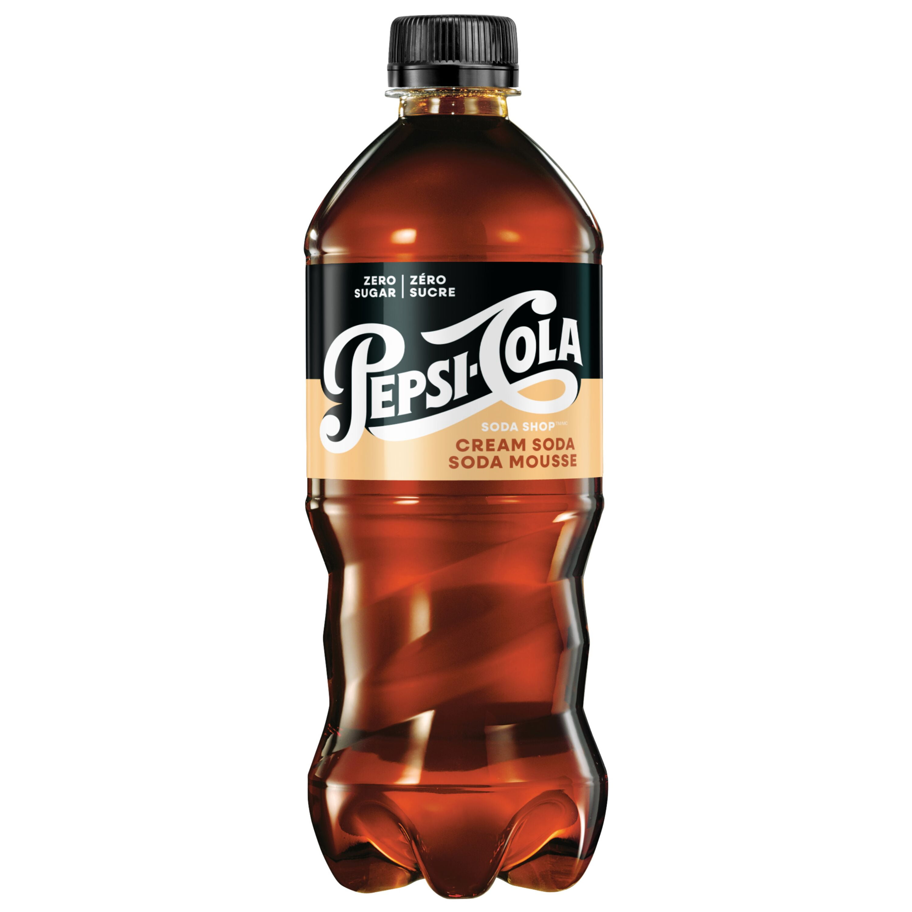 Pepsi Cola Zero Sugar Soda Shop Cream Soda 591ml, Bottle - Walmart.ca