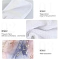 thumbnail image 5 of SKYSONIC 2 Pack Rose Gold Marble Hand Towels, Soft and Absorbent Kitchen Towels with Hanging Loop Microfiber Tie Towel for Bathroom, Laundry Room, Farmhouse, 14" x18.2", 5 of 7