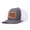 Gray ang white, variant on FAITH OVER FEAR Leather Patch Embroidered Color Block Trucker Hat Unisex Adjustable Cotton Breathable Fashion Cap for Travel Daily Wear
