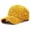 Yellow, variant on HNMKIU Corduroy Baseball Cap for Men and Women Stylish Casual Sun Hat with Soft Texture Versatile Sunshade Design Yellow,One Size