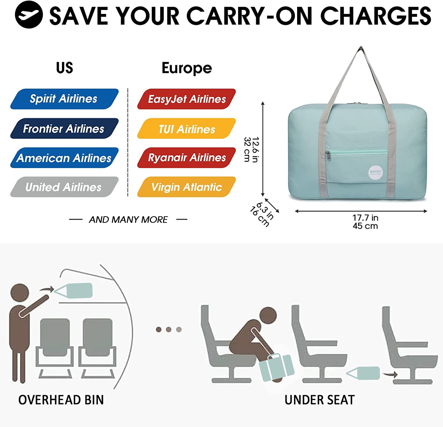 American airlines duffle bag carry on 2025