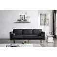 thumbnail image 3 of Pemberly Row Mid-Century Contemporary Fabric Sofa in Charcoal, 3 of 6