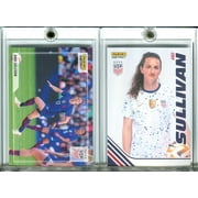 (2) 2023 Andi Sullivan Panini Instant USWNT World Cup Women's Team USA Soccer Card Lot Cards With Magnetic Holder Mint
