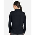 thumbnail image 3 of North End NE412W Women's Express Tech Performance Pique Quarter-Zip Pullover-Black-L, 3 of 6