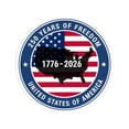 thumbnail image 2 of Circle Brooches and Pins for Women 4th of July 250th Anniversary Independence Day, Designer Brooch for Patriotic Decorations, USA Flag of Brooch Pins, 2 of 6