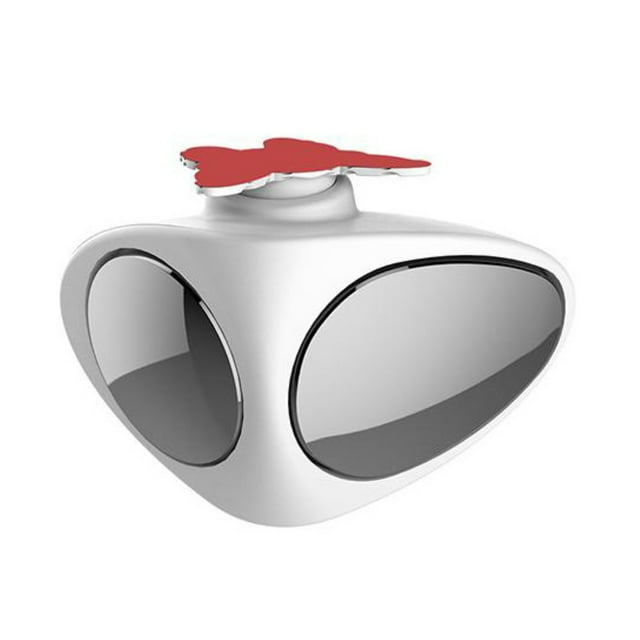 Soumake 360 Degree Rotating Adhesive Wide Angle Blind Spot Auxiliary Rear View Mirror